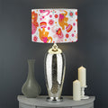 Girly Elephant And Hamsa Pattern Print Drum Lamp Shade