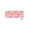 Girly Elephant And Hamsa Pattern Print Extended Mouse Pad