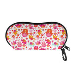 Girly Elephant And Hamsa Pattern Print Glasses Case