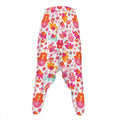 Girly Elephant And Hamsa Pattern Print Hammer Pants