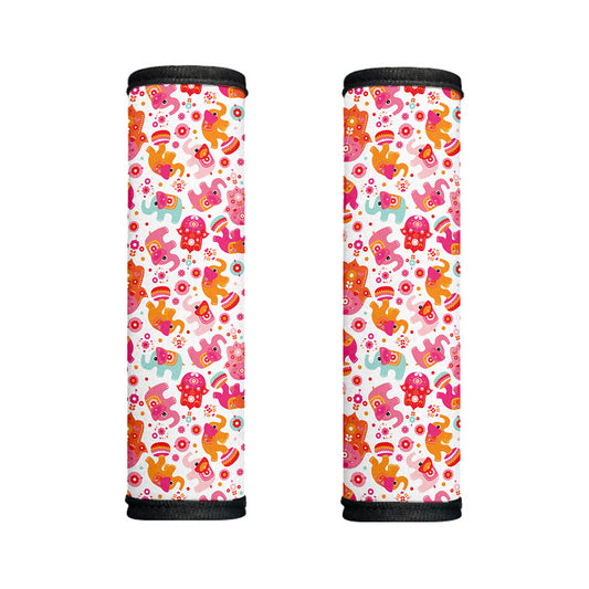 Girly Elephant And Hamsa Pattern Print Handle Covers