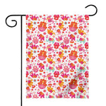 Girly Elephant And Hamsa Pattern Print House Flag