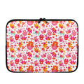Girly Elephant And Hamsa Pattern Print Laptop Sleeve