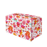 Girly Elephant And Hamsa Pattern Print Leather Tissue Box Cover