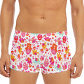 Girly Elephant And Hamsa Pattern Print Men's Short Boxer Briefs