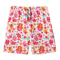 Girly Elephant And Hamsa Pattern Print Men's Swim Trunks