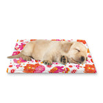Girly Elephant And Hamsa Pattern Print Pet Cooling Mat Cover