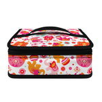 Girly Elephant And Hamsa Pattern Print Small Lunch Bag
