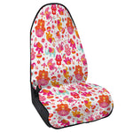 Girly Elephant And Hamsa Pattern Print Waterproof Car Seat Cover