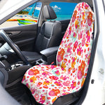Girly Elephant And Hamsa Pattern Print Waterproof Car Seat Cover
