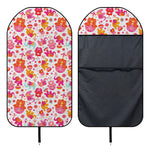 Girly Elephant And Hamsa Pattern Print Waterproof Car Seat Cover