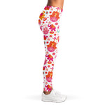 Girly Elephant And Hamsa Pattern Print Women's Leggings
