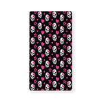 Girly Emo Skull Pattern Print Baby Crib Sheet