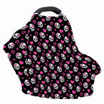 Girly Emo Skull Pattern Print Baby Seat Cover