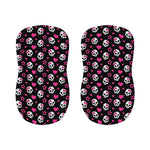 Girly Emo Skull Pattern Print Bar Stool Covers