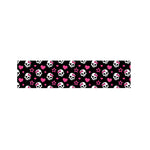 Girly Emo Skull Pattern Print Bed Runner