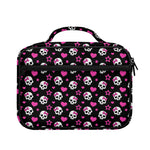 Girly Emo Skull Pattern Print Briefcase Bible Bag