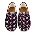 Girly Emo Skull Pattern Print Casual Shoes