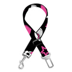 Girly Emo Skull Pattern Print Dog Seat Belt