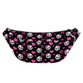 Girly Emo Skull Pattern Print Fanny Pack