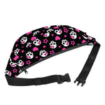Girly Emo Skull Pattern Print Fanny Pack