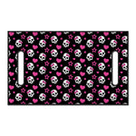Girly Emo Skull Pattern Print Golf Cart Seat Cover
