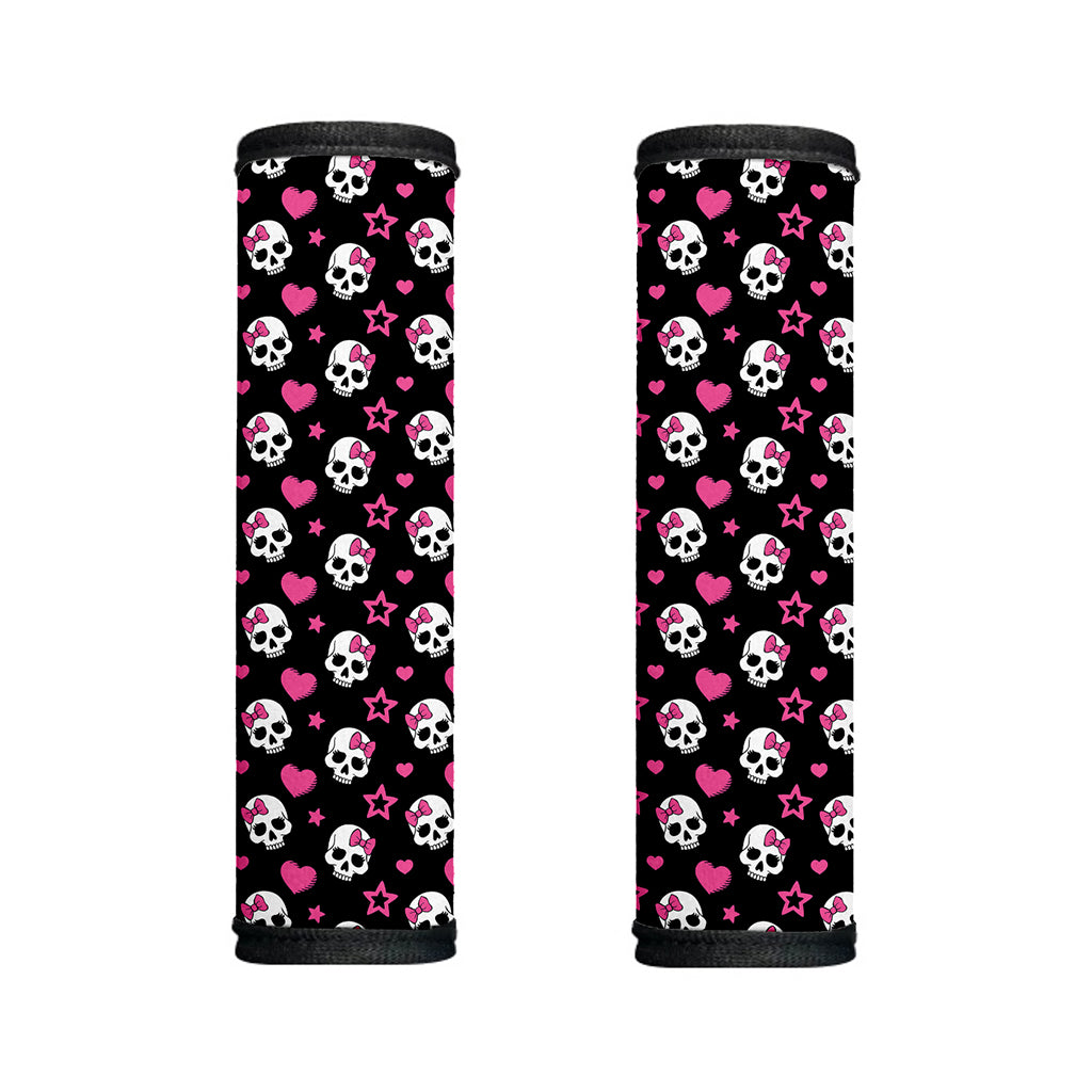Girly Emo Skull Pattern Print Handle Covers
