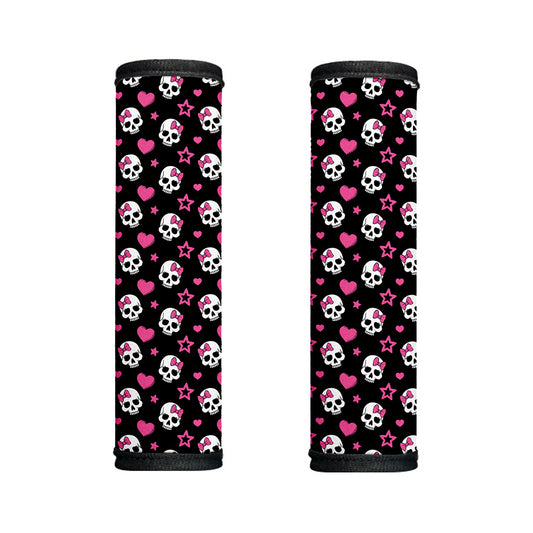 Girly Emo Skull Pattern Print Handle Covers