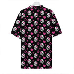 Girly Emo Skull Pattern Print Hawaiian Shirt