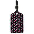 Girly Emo Skull Pattern Print Luggage Tag