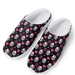 Girly Emo Skull Pattern Print Mesh Casual Shoes