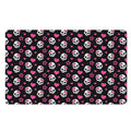 Girly Emo Skull Pattern Print Polyester Doormat