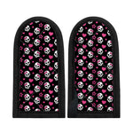 Girly Emo Skull Pattern Print Skillet Handle Cover