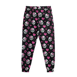 Girly Emo Skull Pattern Print Sweatpants