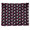 Girly Emo Skull Pattern Print Tapestry