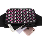 Girly Emo Skull Pattern Print Waist Bag
