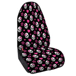Girly Emo Skull Pattern Print Waterproof Car Seat Cover