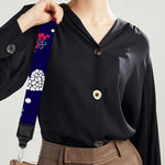 Girly Heart And Butterfly Pattern Print Bag Strap