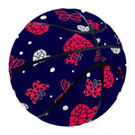 Girly Heart And Butterfly Pattern Print Basketball