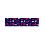 Girly Heart And Butterfly Pattern Print Bed Runner
