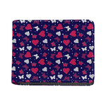 Girly Heart And Butterfly Pattern Print Bifold Wallet