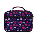 Girly Heart And Butterfly Pattern Print Briefcase Bible Bag