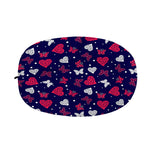 Girly Heart And Butterfly Pattern Print Car Side Mirror Covers