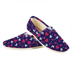 Girly Heart And Butterfly Pattern Print Casual Shoes