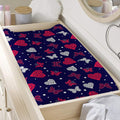 Girly Heart And Butterfly Pattern Print Changing Pad Cover