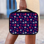 Girly Heart And Butterfly Pattern Print Classic Bible Case