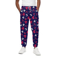 Girly Heart And Butterfly Pattern Print Cotton Sweatpants
