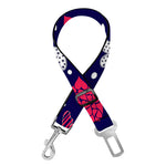 Girly Heart And Butterfly Pattern Print Dog Seat Belt
