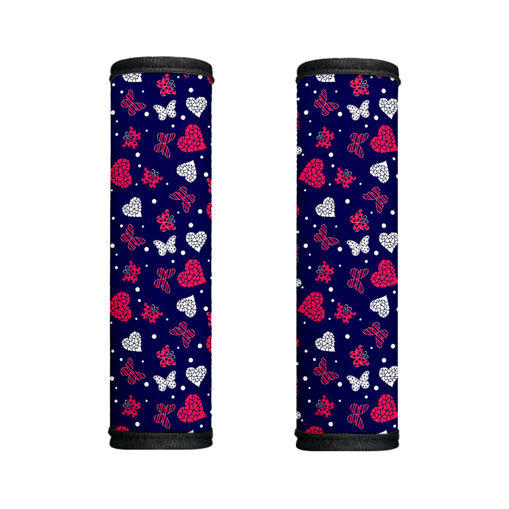 Girly Heart And Butterfly Pattern Print Handle Covers