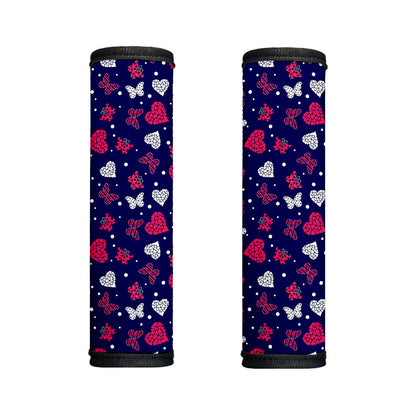 Girly Heart And Butterfly Pattern Print Handle Covers